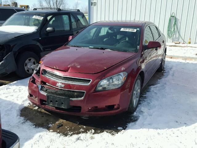 1G1ZD5EU2BF135526 - 2011 CHEVROLET MALIBU 2LT MAROON photo 2