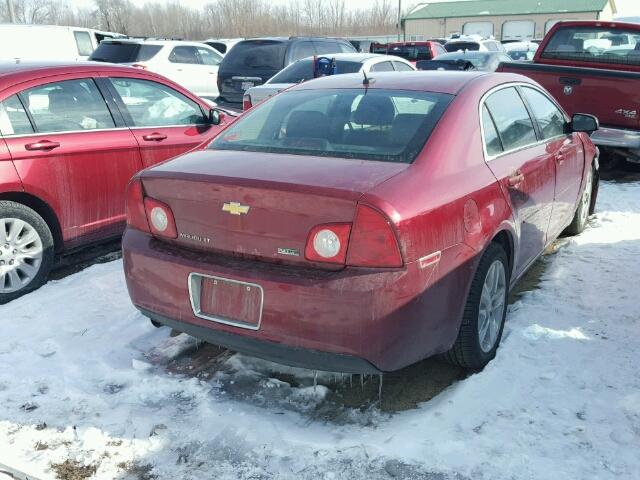 1G1ZD5EU2BF135526 - 2011 CHEVROLET MALIBU 2LT MAROON photo 4