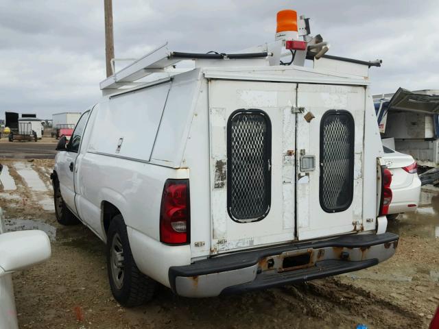 1GCEC14X47Z146336 - 2007 CHEVROLET SILVERADO WHITE photo 3