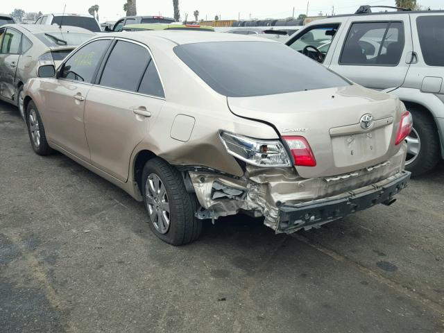 4T4BE46K99R119165 - 2009 TOYOTA CAMRY BASE GOLD photo 3