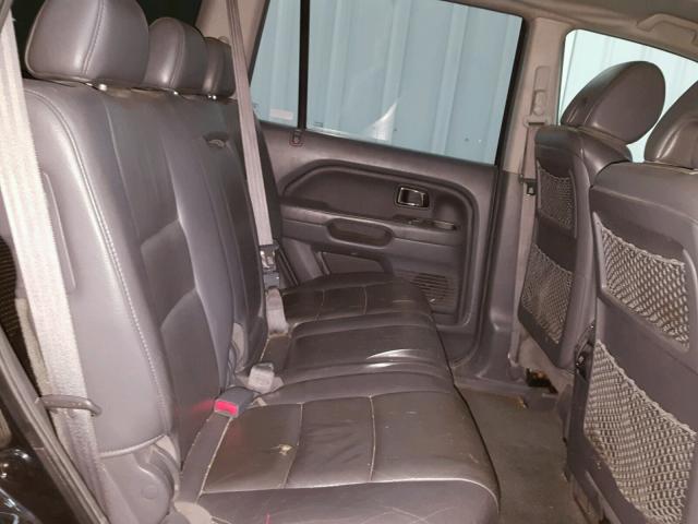 5FNYF18546B001766 - 2006 HONDA PILOT EX BLACK photo 6