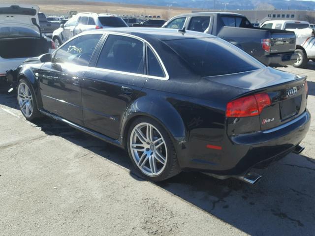 WUADU98E78N902060 - 2008 AUDI RS4 QUATTR BLACK photo 3