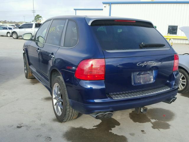 WP1AB29P56LA69203 - 2006 PORSCHE CAYENNE S BLUE photo 3