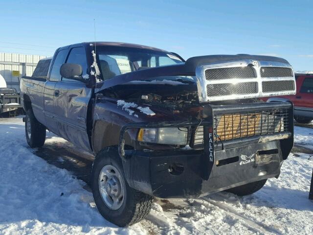 3B7KF23642M315354 - 2002 DODGE RAM 2500 MAROON photo 1