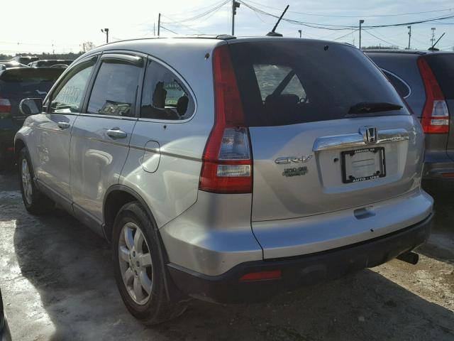 5J6RE48759L046639 - 2009 HONDA CR-V EXL SILVER photo 3