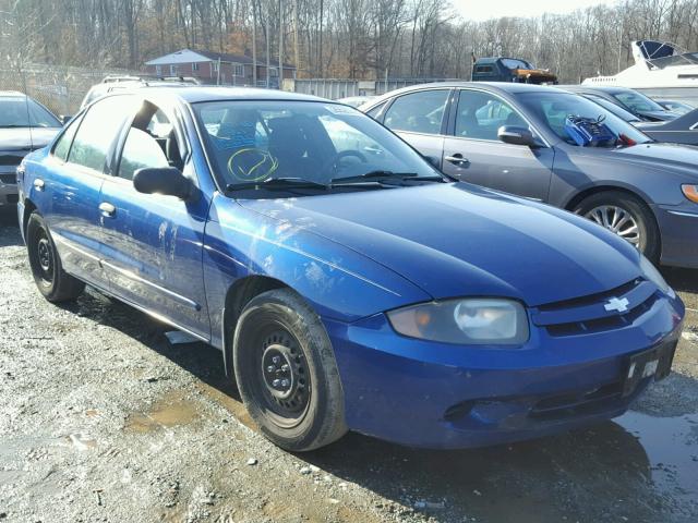 1G1JF52F937177748 - 2003 CHEVROLET CAVALIER L BLUE photo 1