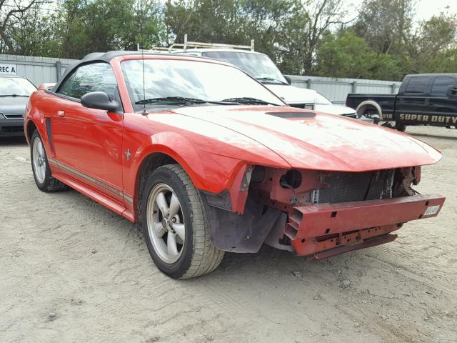 1FAFP4449YF269218 - 2000 FORD MUSTANG RED photo 1