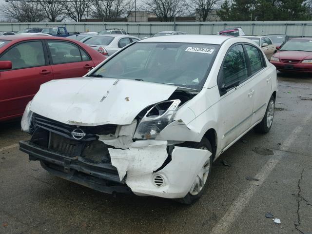 3N1AB6AP0BL697059 - 2011 NISSAN SENTRA 2.0 WHITE photo 2