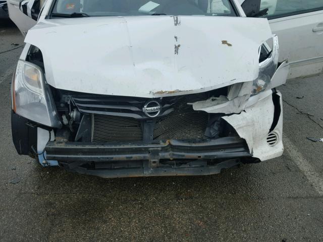 3N1AB6AP0BL697059 - 2011 NISSAN SENTRA 2.0 WHITE photo 9