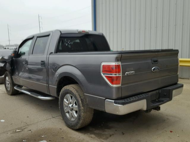 1FTEW1C84AFD39726 - 2010 FORD F150 SUPER GRAY photo 3