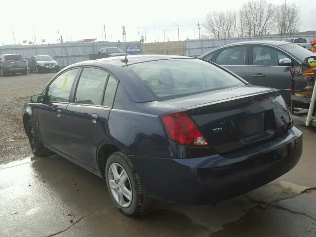 1G8AJ55F77Z147900 - 2007 SATURN ION LEVEL 蓝色 照片 3