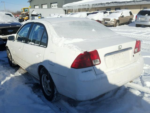 2HGES16573H565176 - 2003 HONDA CIVIC LX WHITE photo 3