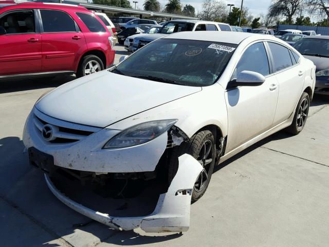 1YVHP81A195M17237 - 2009 MAZDA 6 I WHITE photo 2