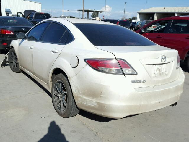 1YVHP81A195M17237 - 2009 MAZDA 6 I WHITE photo 3