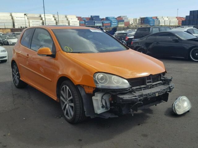 WVWFV71K47W169157 - 2007 VOLKSWAGEN NEW GTI FA ORANGE photo 1