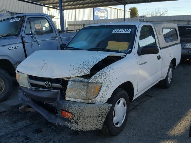 4TANL42N2XZ516472 - 1999 TOYOTA TACOMA WHITE photo 2