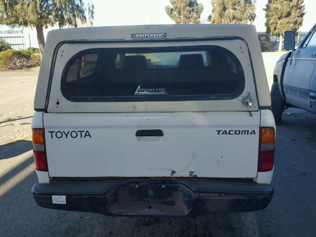 4TANL42N2XZ516472 - 1999 TOYOTA TACOMA WHITE photo 6