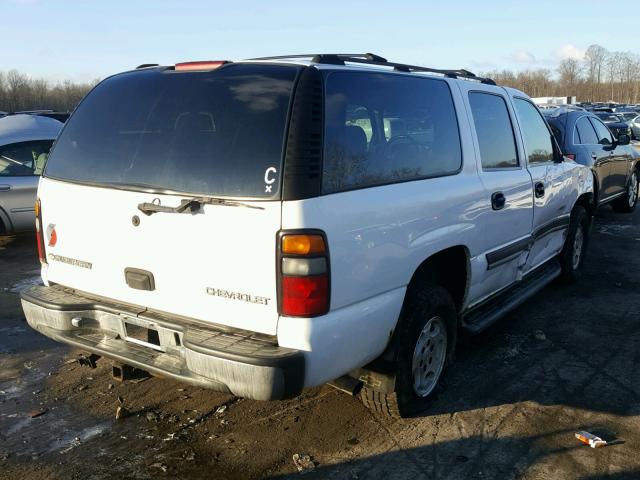 1GNFK16Z05R177366 - 2005 CHEVROLET SUBURBAN K WHITE photo 4