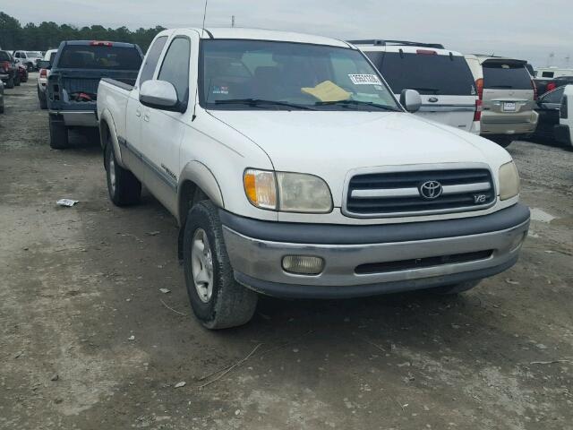 5TBRT34151S139972 - 2001 TOYOTA TUNDRA ACC WHITE photo 1