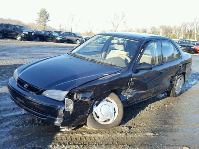 2T1BR12E1XC125926 - 1999 TOYOTA COROLLA VE BLACK photo 2