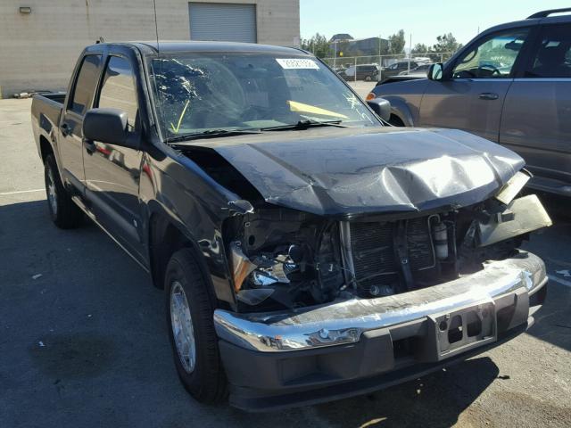 1GCCS13E878195717 - 2007 CHEVROLET COLORADO BLACK photo 1