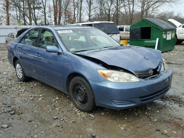 4T1BE32K72U528474 - 2002 TOYOTA CAMRY LE BLUE photo 1