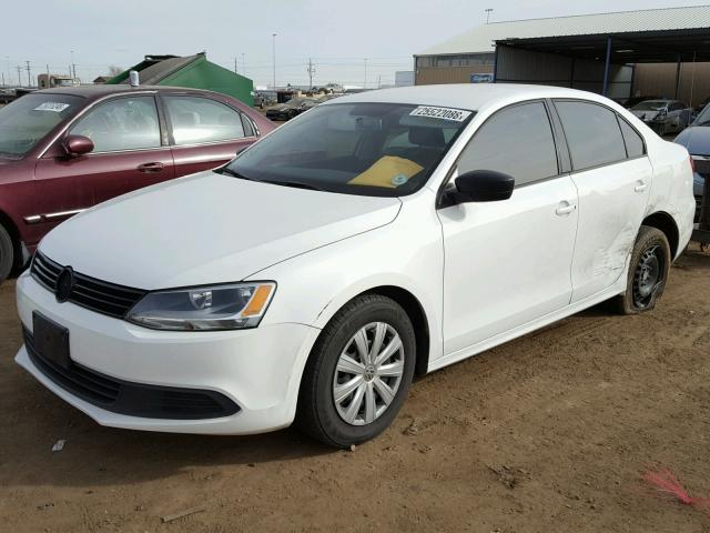 3VW1K7AJ3CM428142 - 2012 VOLKSWAGEN JETTA BASE 白色 照片 2