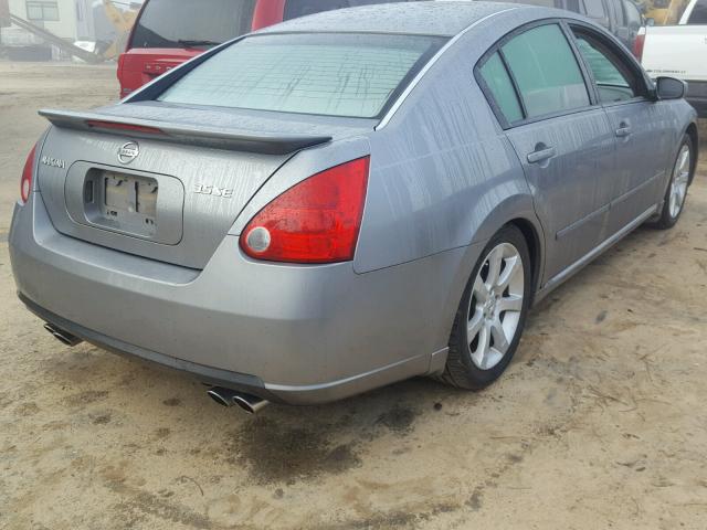 1N4BA41E98C829625 - 2008 NISSAN MAXIMA SE GRAY photo 4