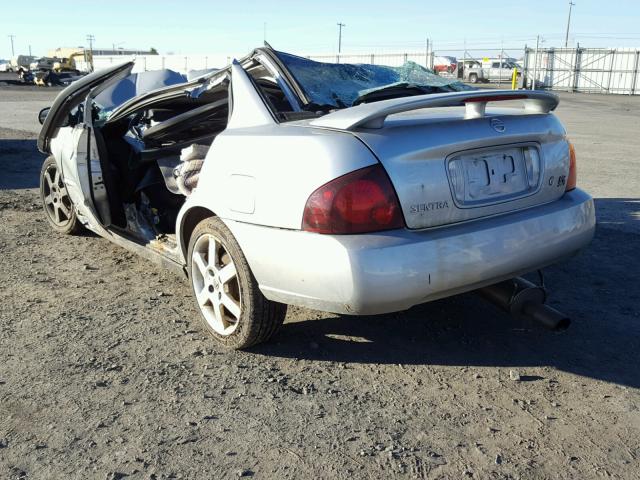 3N1AB51A04L740663 - 2004 NISSAN SENTRA 2.5 SILVER photo 3