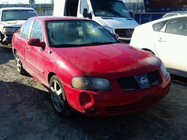 3N1AB51DX6L617465 - 2006 NISSAN SENTRA SE- RED photo 1