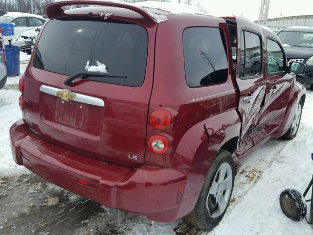 3GNDA13D27S593163 - 2007 CHEVROLET HHR LS 红色 照片 4