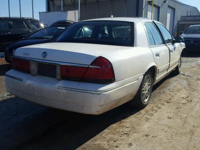 2MEFM74W1XX696156 - 1999 MERCURY GRAND MARQ WHITE photo 4