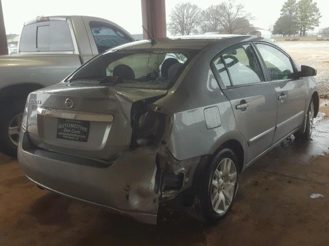 3N1AB6APXAL640415 - 2010 NISSAN SENTRA 2.0 GRAY photo 4