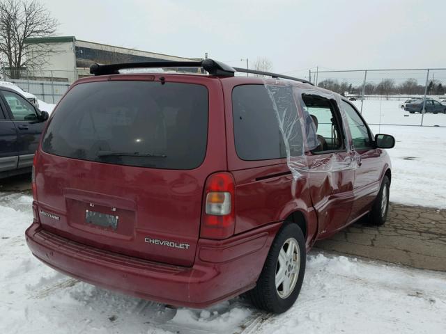 1GNDV33E15D138486 - 2005 CHEVROLET VENTURE LT RED photo 4