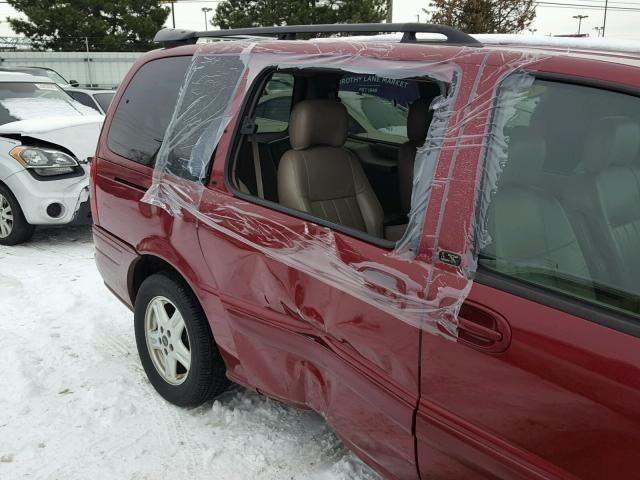 1GNDV33E15D138486 - 2005 CHEVROLET VENTURE LT RED photo 9