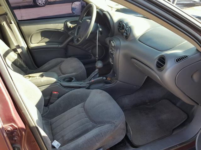 1G2NF52T6YM795573 - 2000 PONTIAC GRAND AM S GRAY photo 5