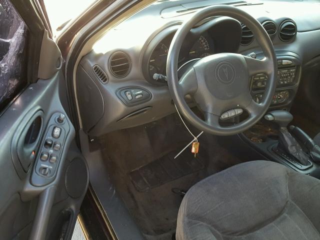 1G2NF52T6YM795573 - 2000 PONTIAC GRAND AM S GRAY photo 9