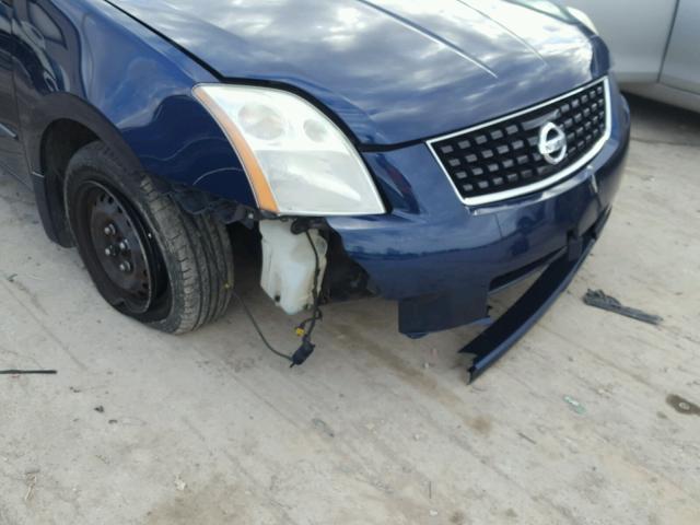 3N1AB61E78L625881 - 2008 NISSAN SENTRA 2.0 BLUE photo 9