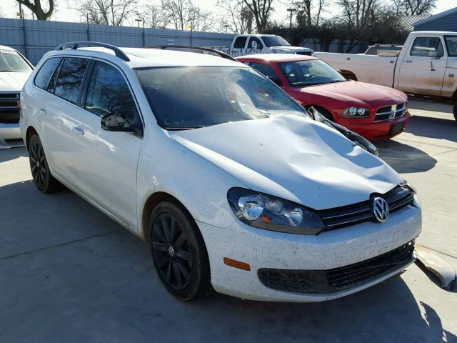 3VWPL7AJ0EM612691 - 2014 VOLKSWAGEN JETTA TDI WHITE photo 1