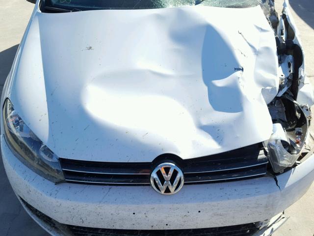 3VWPL7AJ0EM612691 - 2014 VOLKSWAGEN JETTA TDI WHITE photo 7