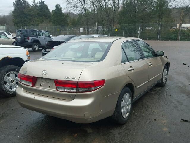 1HGCM56384A028789 - 2004 HONDA ACCORD LX GOLD photo 4