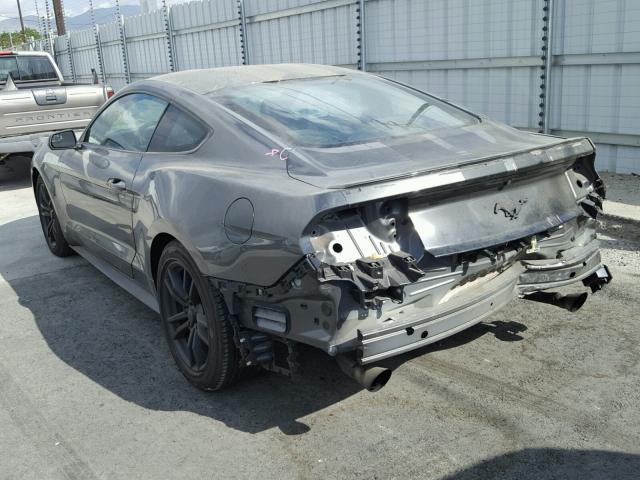 1FA6P8TH4G5336548 - 2016 FORD MUSTANG GRAY photo 3