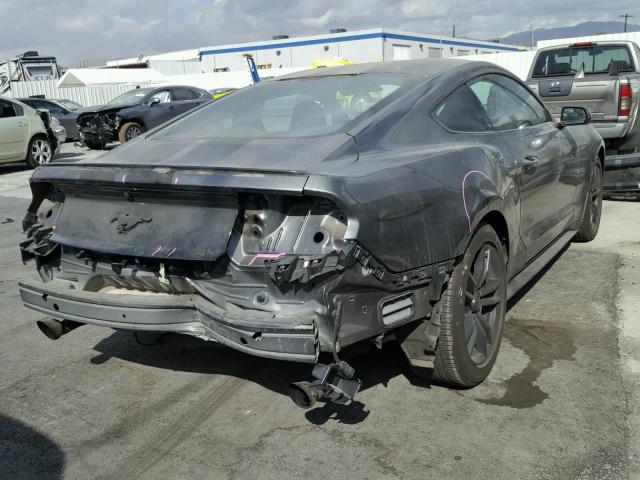 1FA6P8TH4G5336548 - 2016 FORD MUSTANG GRAY photo 4