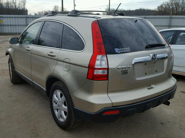 JHLRE38787C070546 - 2007 HONDA CR-V EXL GOLD photo 3