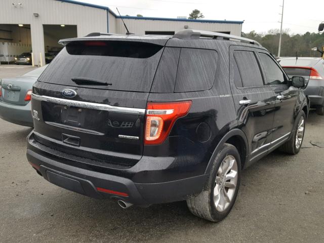 1FM5K7F80FGC46032 - 2015 FORD EXPLORER L BLACK photo 4