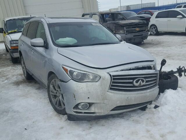 5N1AL0MM6EC514915 - 2014 INFINITI QX60 SILVER photo 1