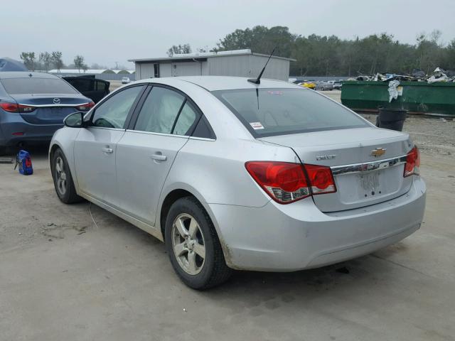 1G1PC5SB5D7122828 - 2013 CHEVROLET CRUZE LT SILVER photo 3