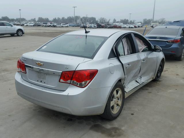 1G1PC5SB5D7122828 - 2013 CHEVROLET CRUZE LT SILVER photo 4