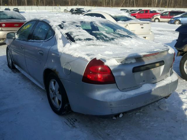 2G2WS522151137481 - 2005 PONTIAC GRAND PRIX SILVER photo 3