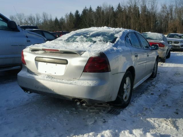 2G2WS522151137481 - 2005 PONTIAC GRAND PRIX SILVER photo 4